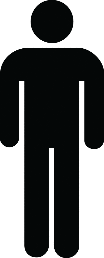 Rest Room (Men), Silhouette | ClipArt ETC
