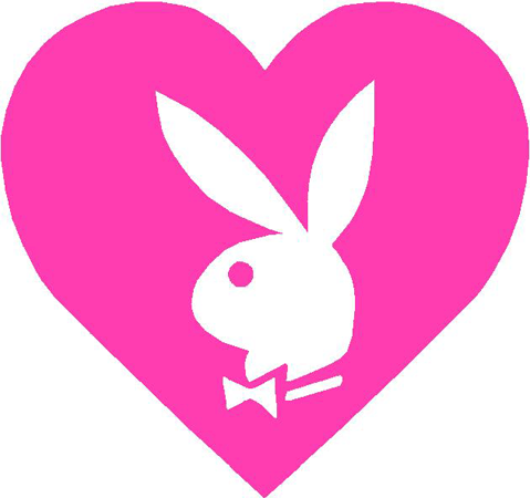 Hot Pink Bunny in Heart