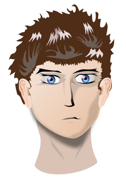 Human Face Head Clip Art - vector clip art online ...