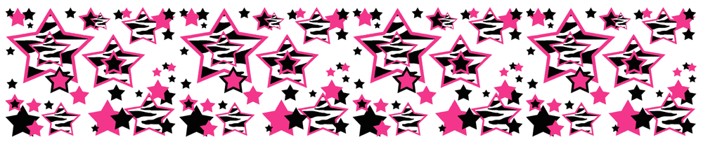 zebrahotpinkstarsborder.gif