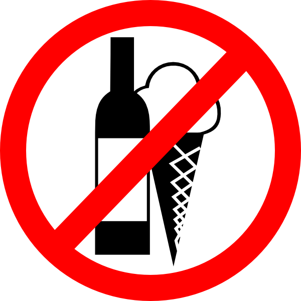 No Outside Food Or Drinks Sign - ClipArt Best
