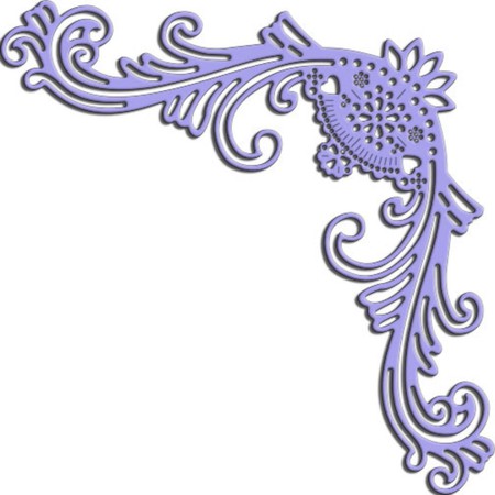 Cheery Lynn Designs Ivy Corner Flourish Die - 123Stitch.