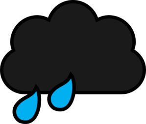 Rain Cloud clip art - vector clip art online, royalty free ...