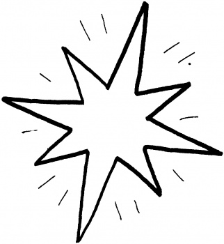 Shooting Star Coloring Pages - ClipArt Best