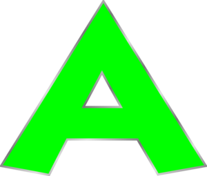 Letter A clip art - vector clip art online, royalty free & public ...