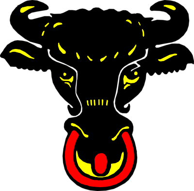Free Stock Photos | Illustration Of A Black Bull Head | # 4446 ...