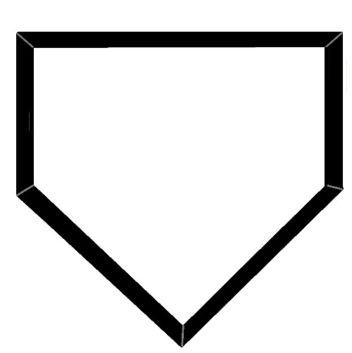 Baseball Home Plate Clipart
