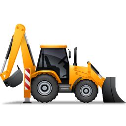 Backhoe Clip Art - Images, Illustrations, Photos
