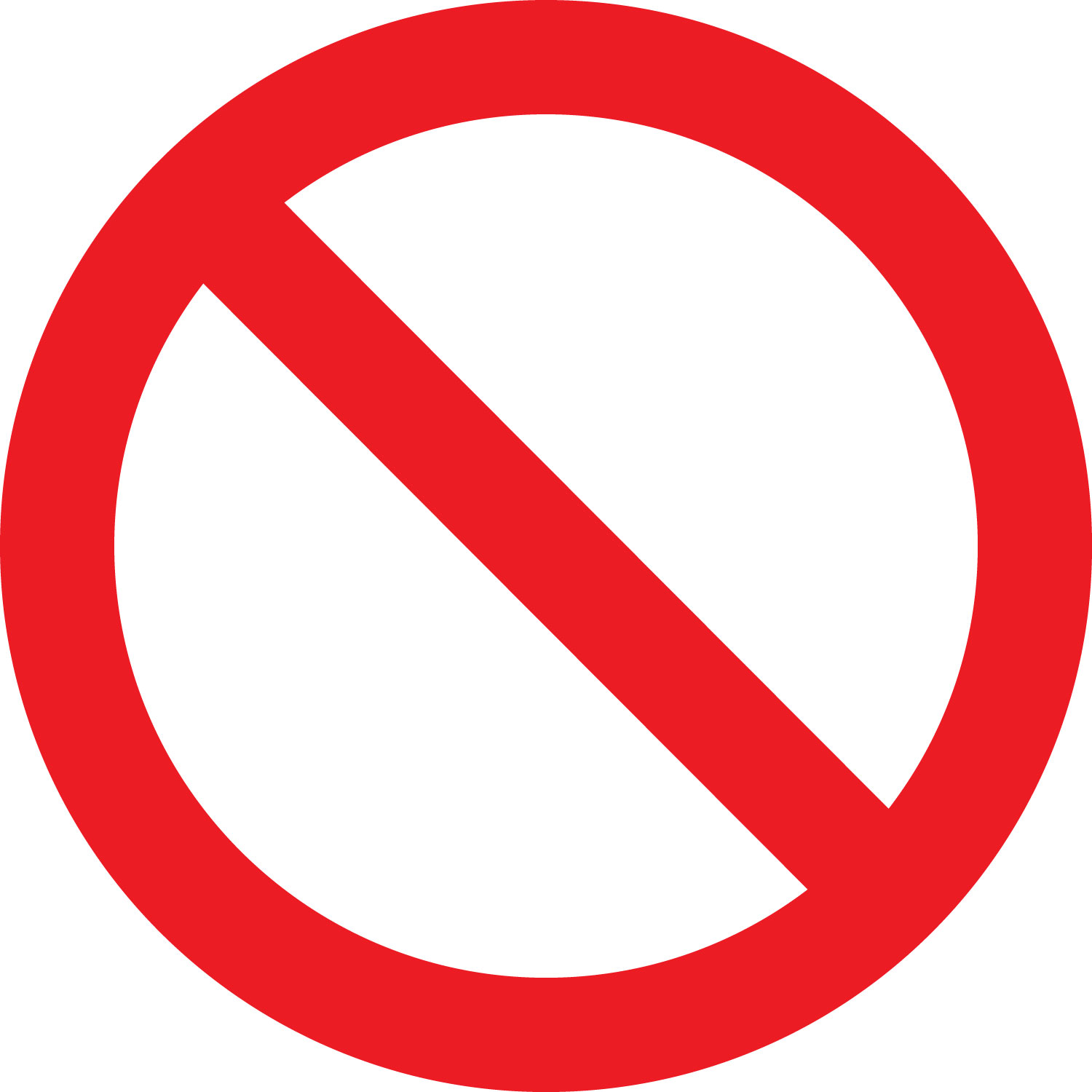 Just Say No Clipart