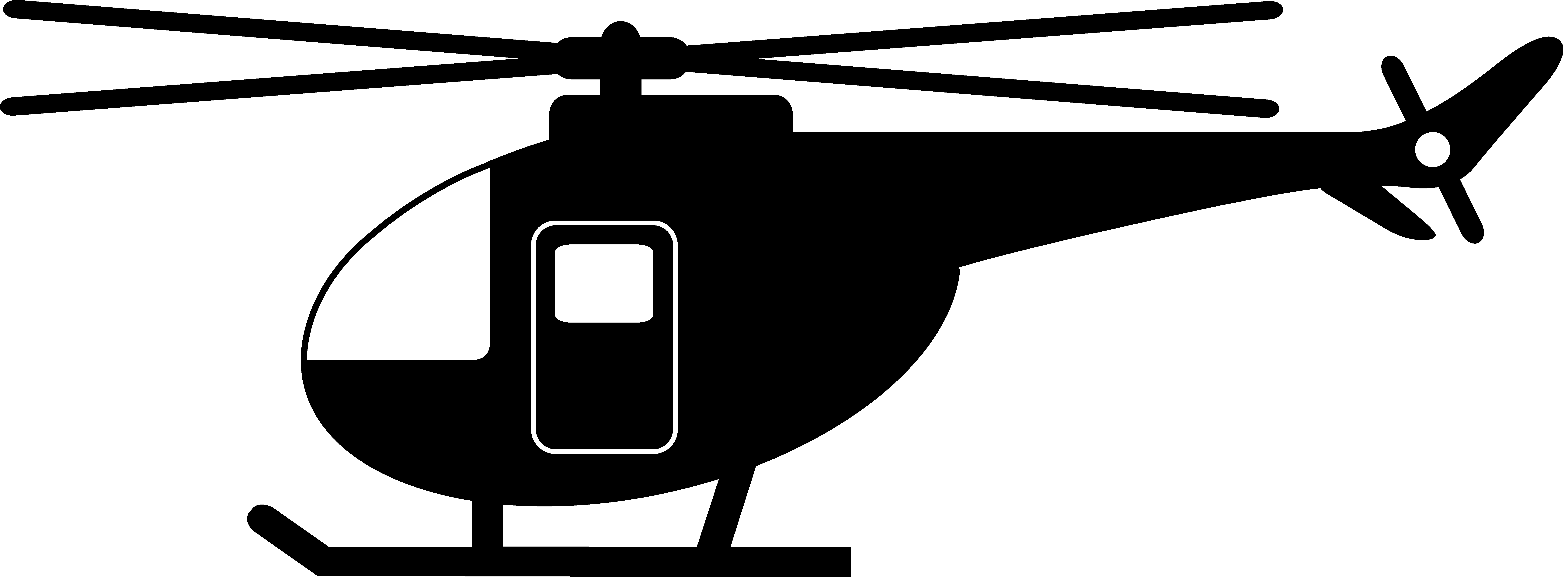 Helicopter Clipart Black And White - Free Clipart ...