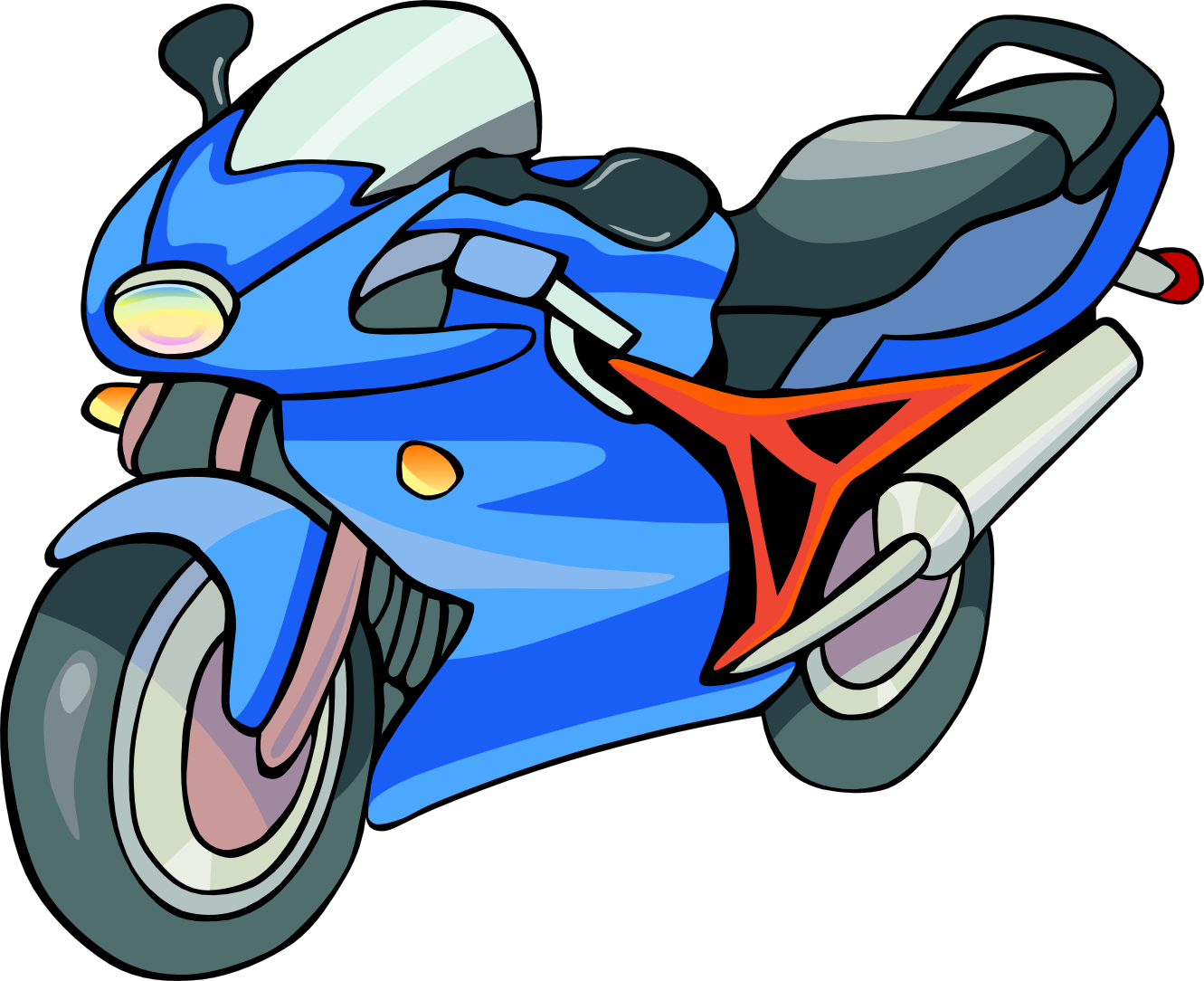 Motorcycle Clipart - Free Clipart Images