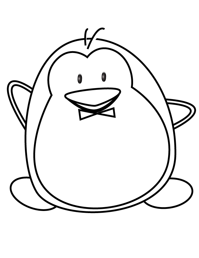 Cute Penguin Coloring Pages - AZ Coloring Pages