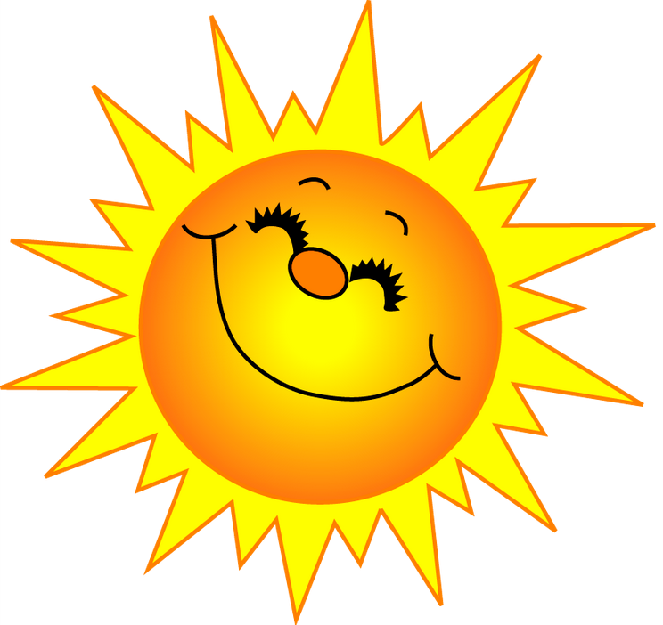 Happy Face Sun Clipart