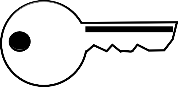 Key Black And White Png Clipart - ClipArt Best