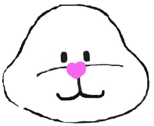 Easter Bunny Face Clipart