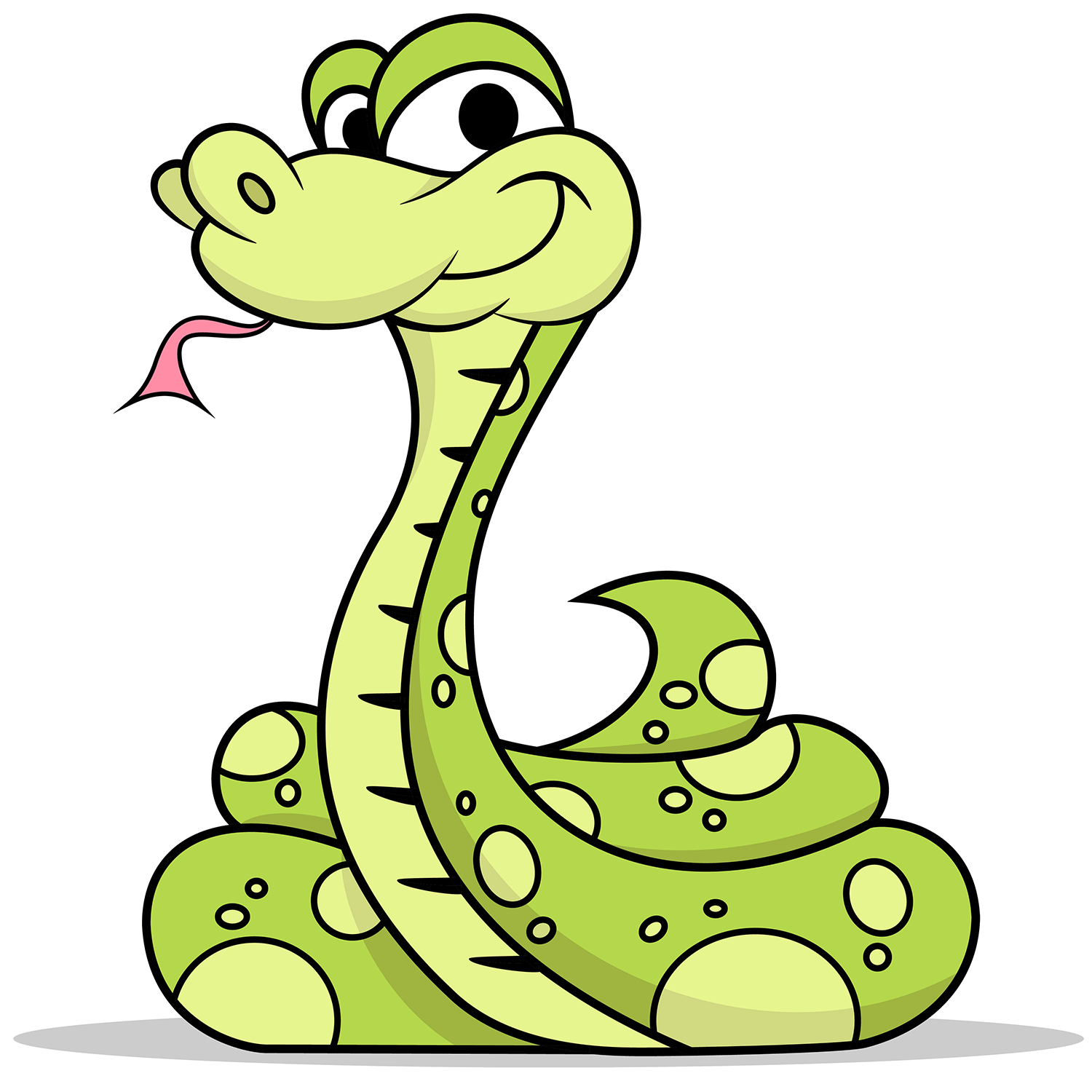 Cute snake clipart