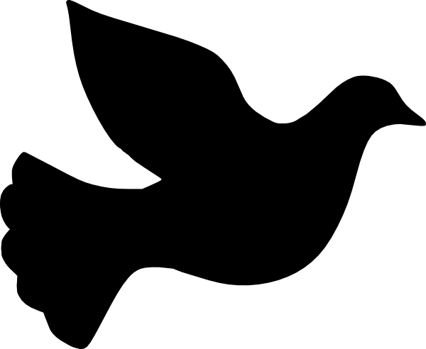 Outline Of A Dove
