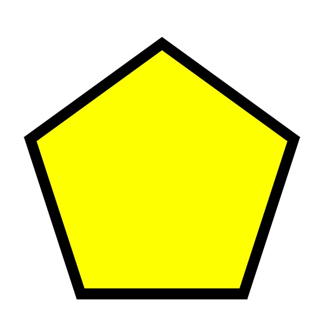 Clipart pentagon shape