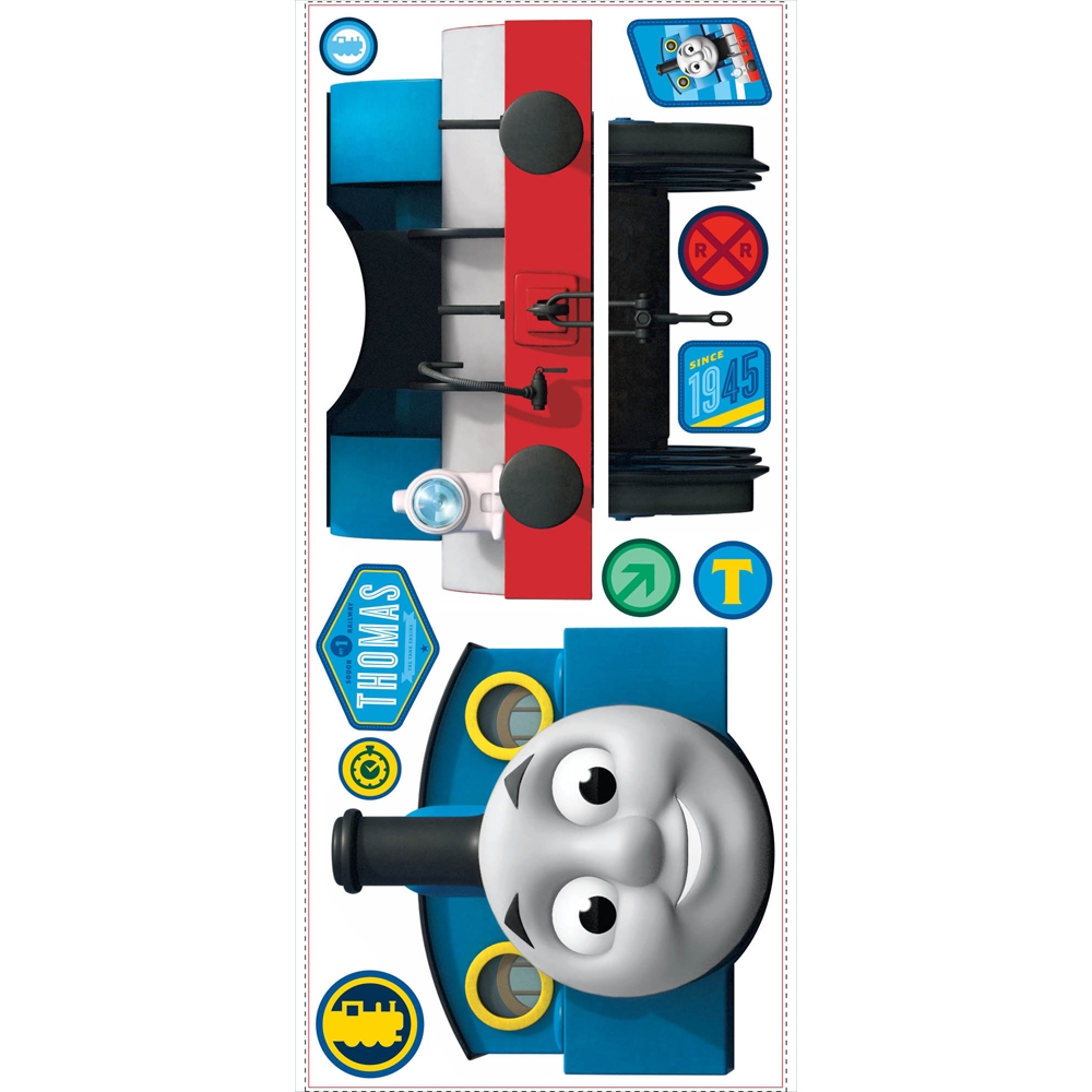 Thomas the Tank Engine Giant Removable Wall Decal with Hooks ...
