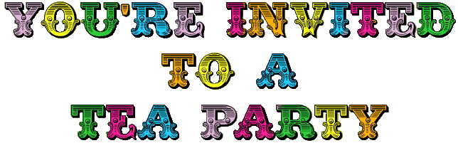 Free Tea Party Clip Art for Invitations