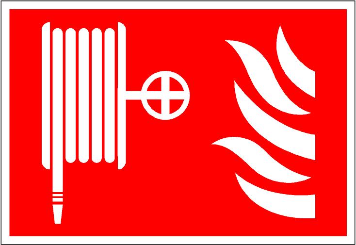 Fire hose reel clipart