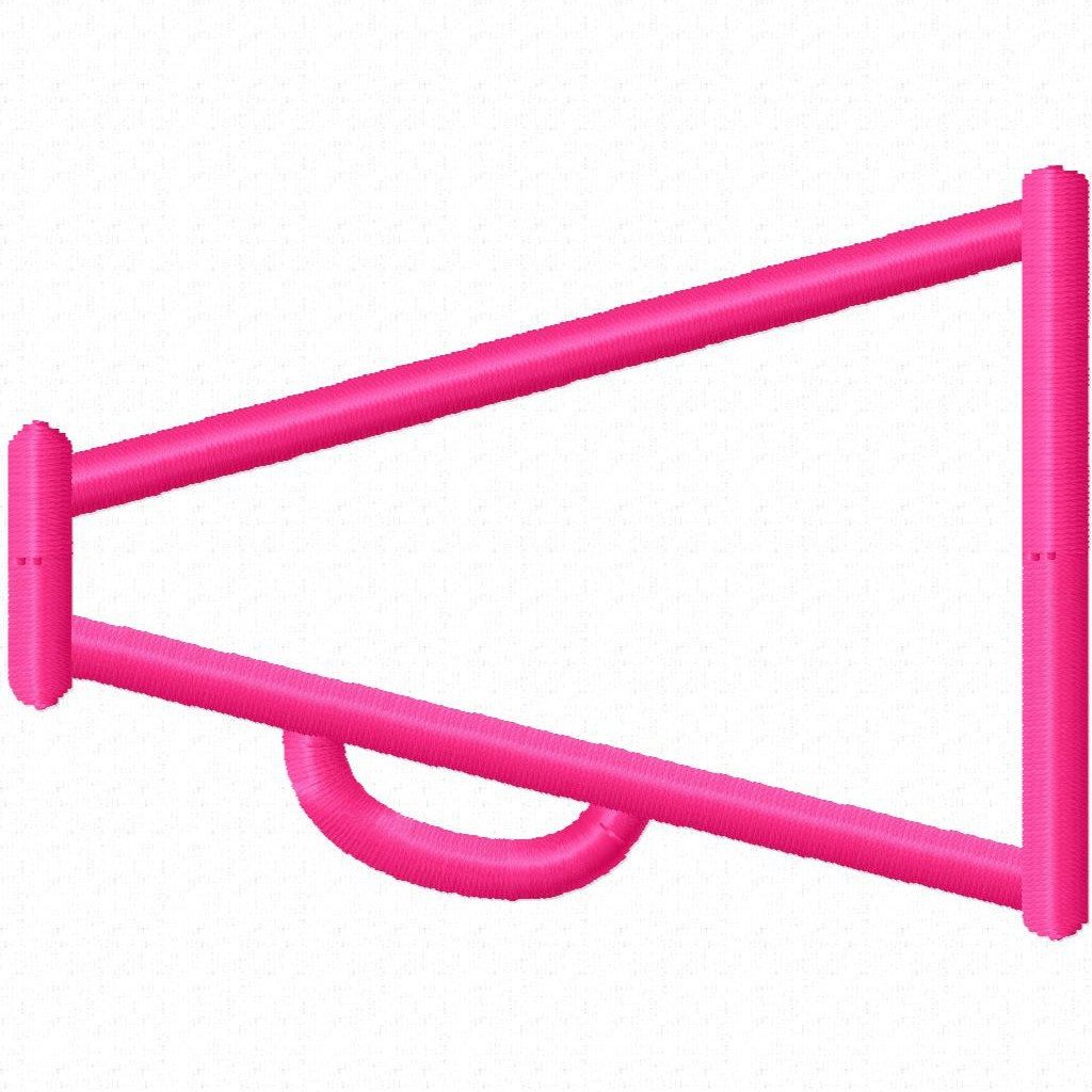 Cheerleader Megaphone Clipart