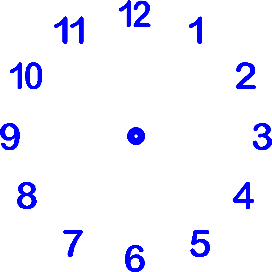 clock dial transfers