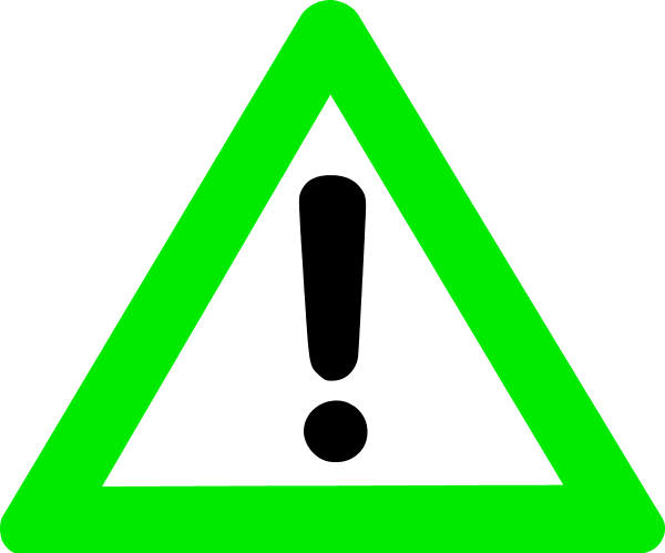Warning sign - vector Clip Art