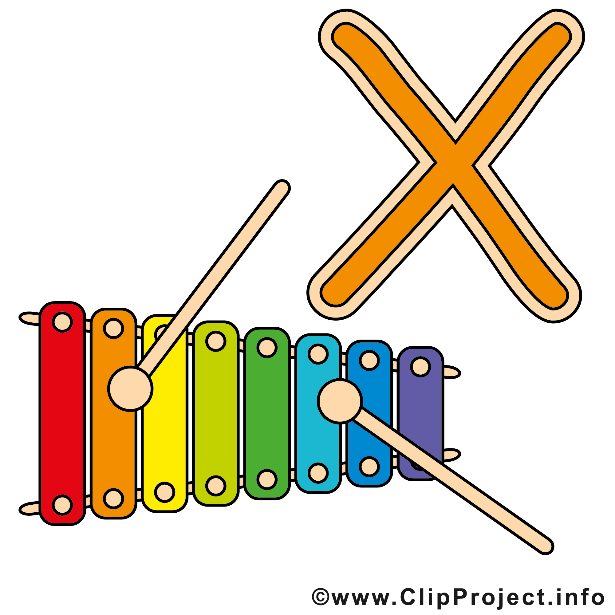 Free Xylophone Clip Art