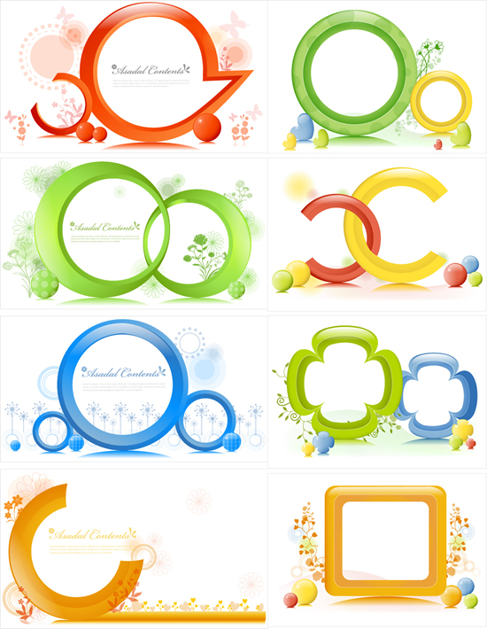 Colored border design | Pattern border