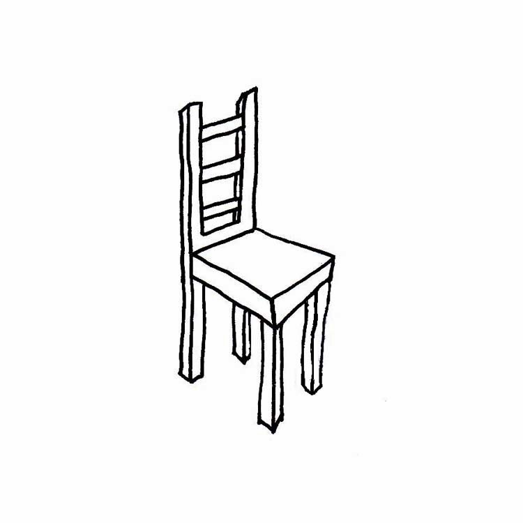 Clip Art Black And White Chair Clipart
