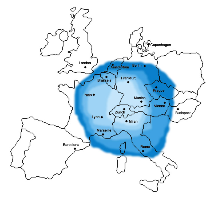 Outline / Blank Maps of Europe - Detailed physical and political ...