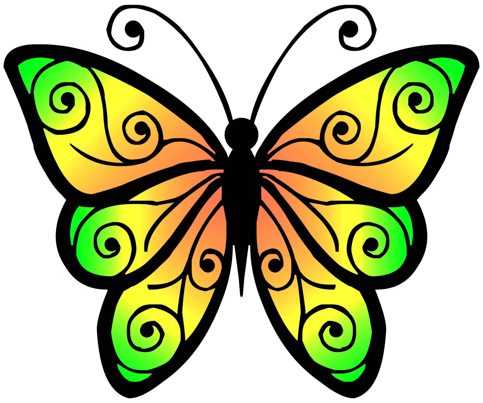 Clipart butterfly 4 free stock photo public domain pictures clipart