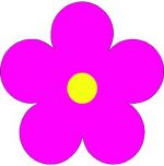 3081_printed_hot_pink_daisy_ ...
