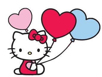 Hello Kitty With Balloons Images - ClipArt Best