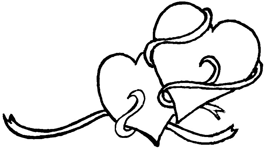 White heart outline clipart black and white - ClipArt Best - ClipArt Best