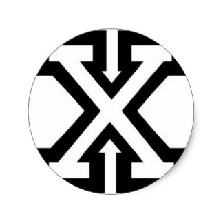 Straight Edge Stickers | Zazzle
