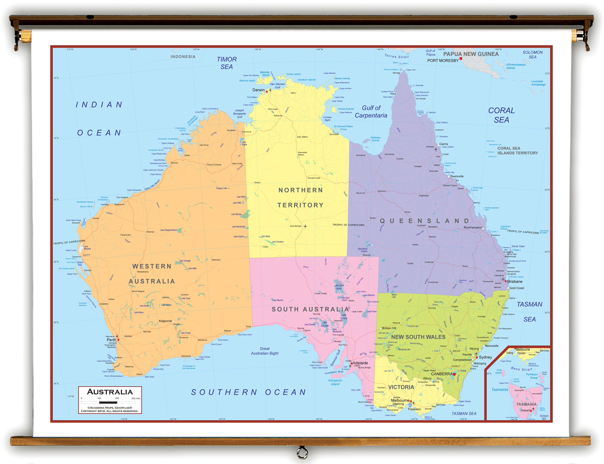 Geography Blog: Political Maps - Australia