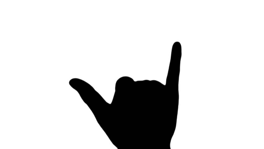 Hang Loose Symbol - Orange Stock Footage Video 591406 - Shutterstock
