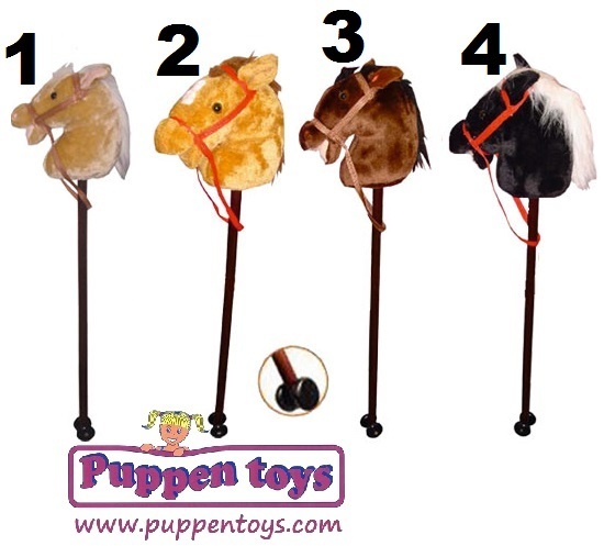 Horse Head with stick and wheels TRITTON - Juguetes Puppen Toys