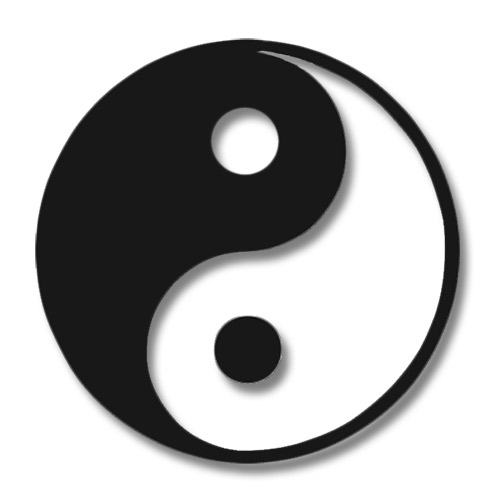 Yin Yang Wall Decal - Ying Yang Vinyl Wall Graphic - Removable Yin ...