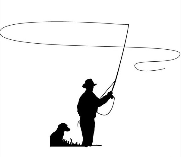 Fly fishing decal | Etsy