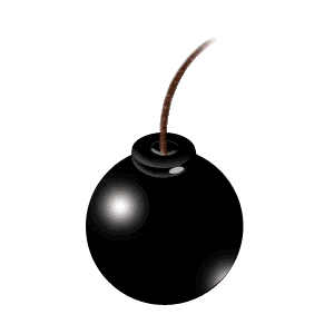 Animated gifs : Bombs, shells, explosions