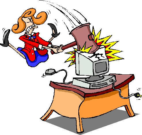 Clipart stressed out woman