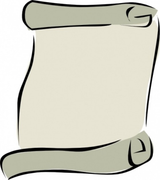 Parchment Paper Portrait Symbol clip art | Download free Vector
