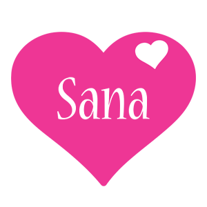 Sana Logo | Name Logo Generator - Birthday, Love Heart, Friday Style