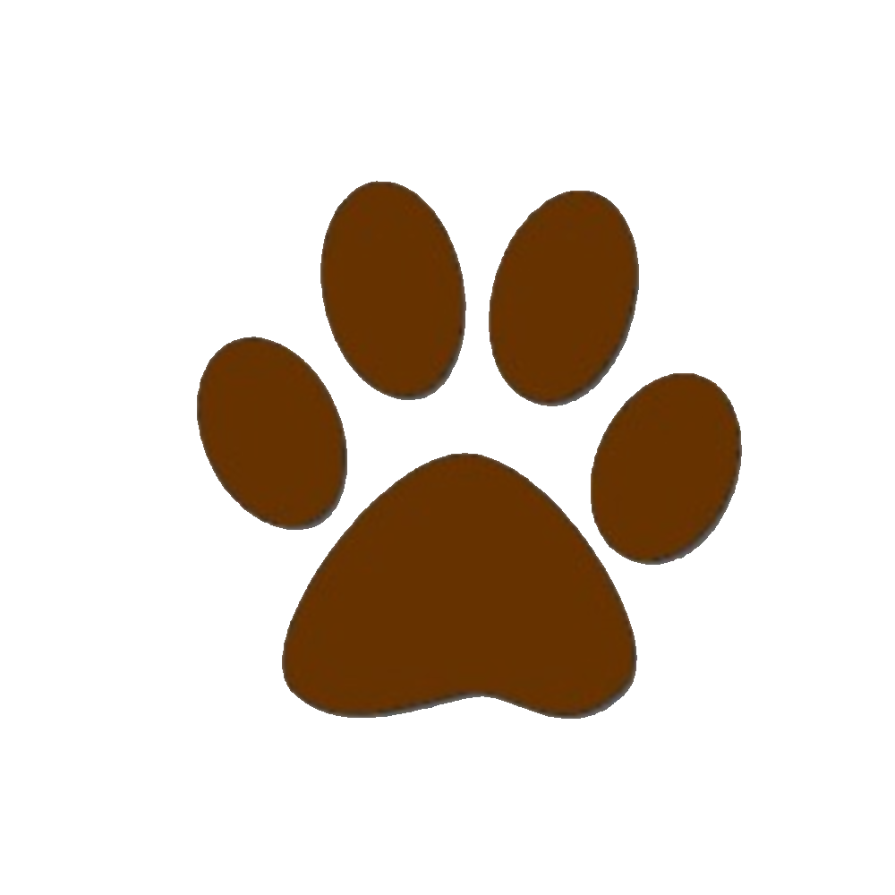 Brown Dog Paw Print - ClipArt Best