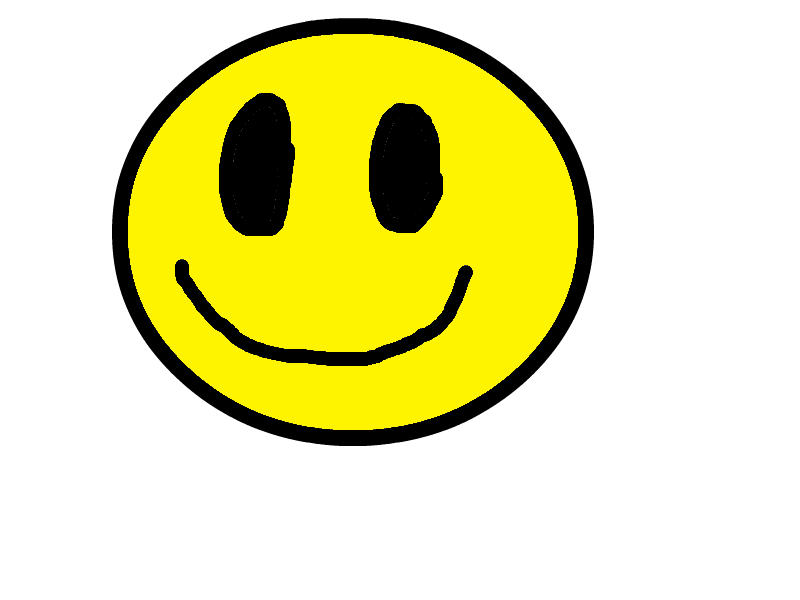 Smiley Face Black And White Hand Drawn - Free ...