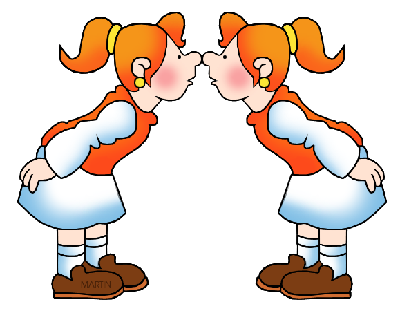 Free Family and Friends Clip Art by Phillip Martin, Twins