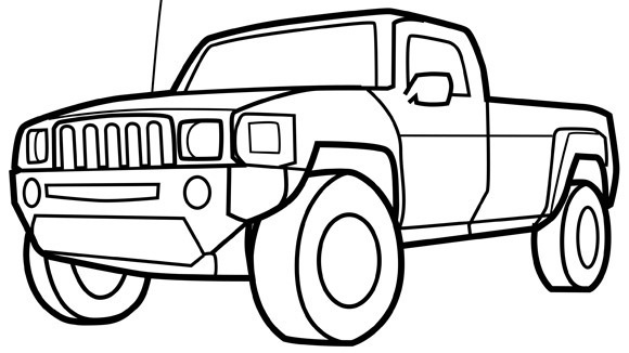 Cars, Coloring and Trucks